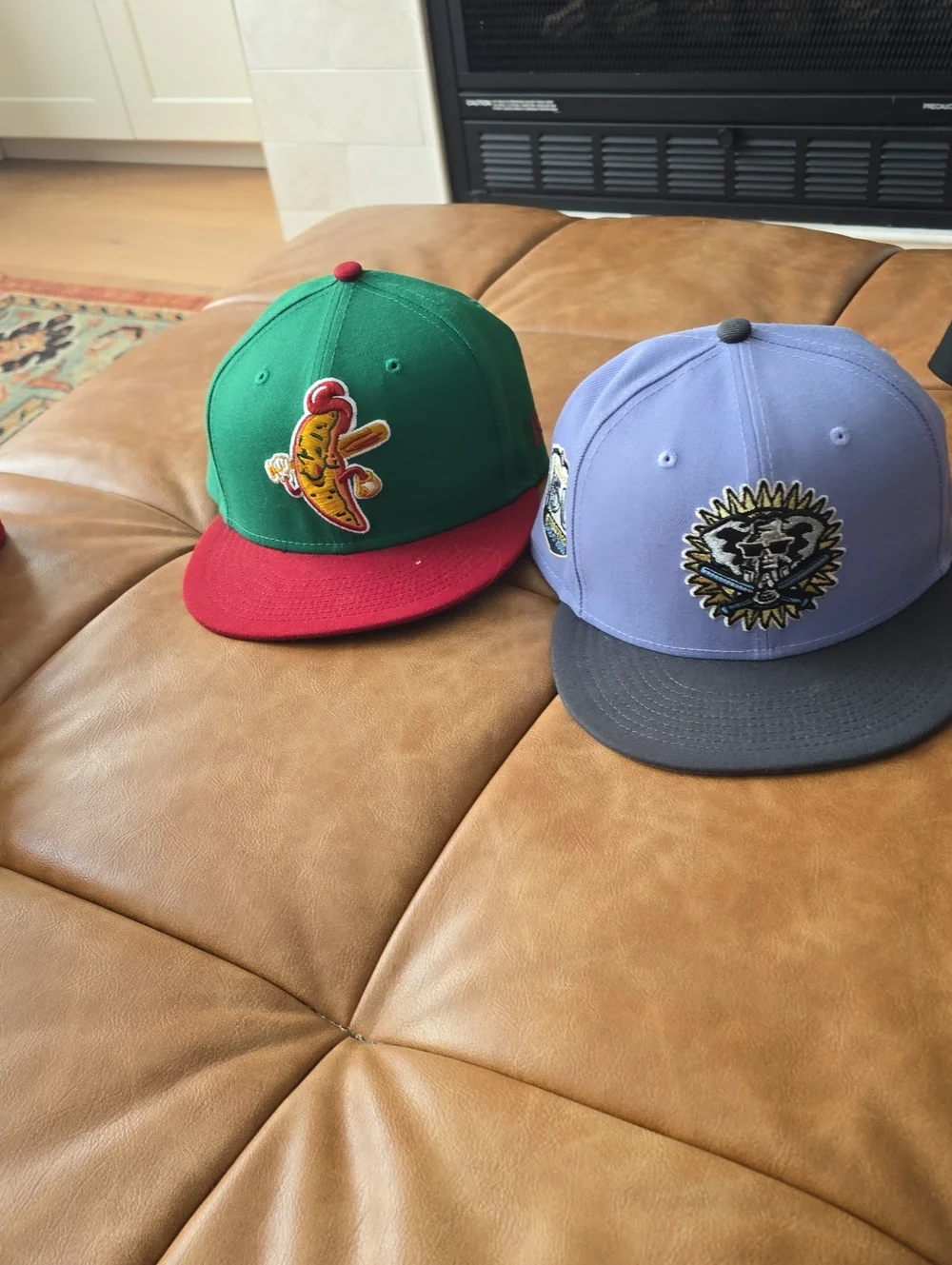 New Era 5950 Hats MiLB MLB Oakland Athletics Size 7.5